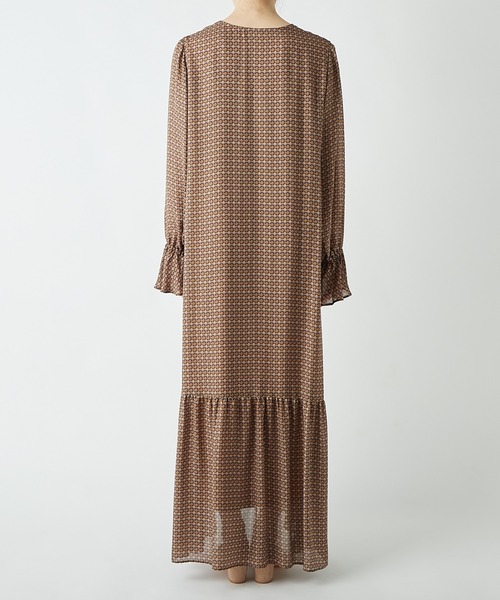 RIVE DROITE(リヴドロワ)の「【IPEKER(イペカ)】モザイクプリントワンピース(ワンピース・レディース・ブラウン/ブルー・FREE)」の14枚目の写真