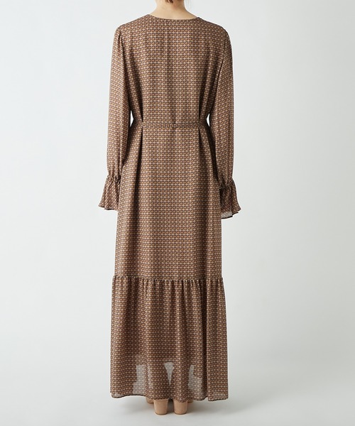 RIVE DROITE(リヴドロワ)の「【IPEKER(イペカ)】モザイクプリントワンピース(ワンピース・レディース・ブラウン/ブルー・FREE)」の17枚目の写真