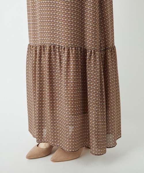 RIVE DROITE(リヴドロワ)の「【IPEKER(イペカ)】モザイクプリントワンピース(ワンピース・レディース・ブラウン/ブルー・FREE)」の21枚目の写真