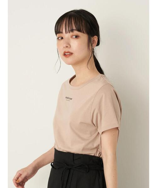 earth music&ecology（アースミュージックアンドエコロジー）の「second to none ちびT ＊（Tシャツ/カットソー・レディース・オフホワイト/ライトベージュ・S/M）」の15枚目の写真