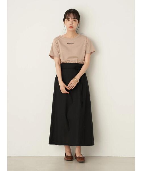 earth music&ecology（アースミュージックアンドエコロジー）の「second to none ちびT ＊（Tシャツ/カットソー・レディース・オフホワイト/ライトベージュ・S/M）」の18枚目の写真