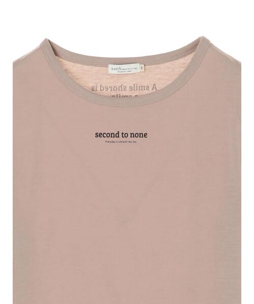 earth music&ecology（アースミュージックアンドエコロジー）の「second to none ちびT ＊（Tシャツ/カットソー・レディース・オフホワイト/ライトベージュ・S/M）」の20枚目の写真