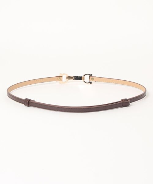 NOELA（ノエラ）の「スライド細ベルト（ベルト・レディース・ブラウン/モカ・フリー）」の3枚目の写真