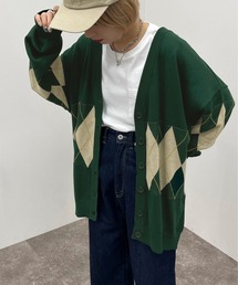 apres jour mignon | アーガイルカーディガン【ZOZOTOWN限定アイテム】【7PO】(カーディガン/ボレロ)