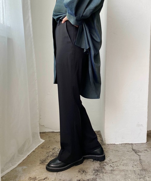 CAPRICIEUX LE'MAGE（カプリシューレマージュ）の「すっきりフレアパンツ（その他パンツ・レディース・レッド/ブラック/ベージュ・38/36）」の14枚目の写真