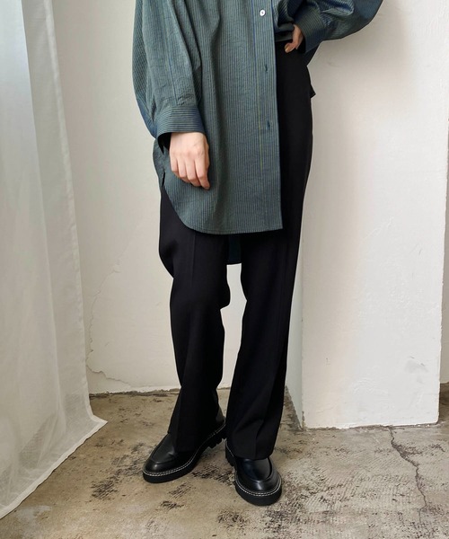 CAPRICIEUX LE'MAGE（カプリシューレマージュ）の「すっきりフレアパンツ（その他パンツ・レディース・レッド/ブラック/ベージュ・38/36）」の13枚目の写真