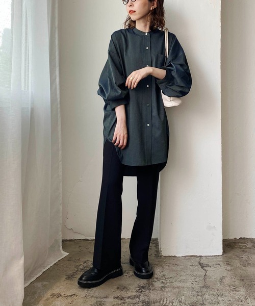 CAPRICIEUX LE'MAGE（カプリシューレマージュ）の「すっきりフレアパンツ（その他パンツ・レディース・レッド/ブラック/ベージュ・38/36）」の11枚目の写真