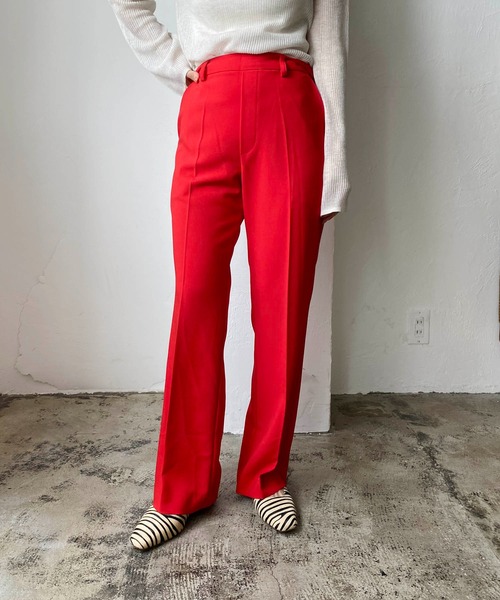 CAPRICIEUX LE'MAGE（カプリシューレマージュ）の「すっきりフレアパンツ（その他パンツ・レディース・レッド/ブラック/ベージュ・38/36）」の21枚目の写真