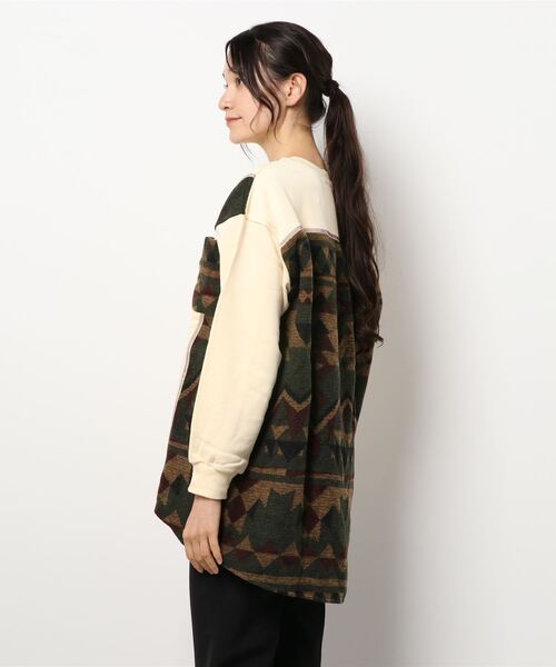 チチカカ（チチカカ）の「ジャカードシフトチュニック（チュニック・レディース・アイボリー/ベージュ・FREE）」の20枚目の写真