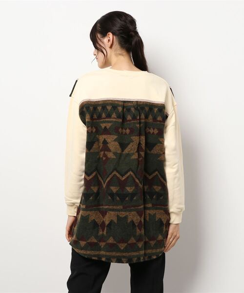 チチカカ（チチカカ）の「ジャカードシフトチュニック（チュニック・レディース・アイボリー/ベージュ・FREE）」の21枚目の写真
