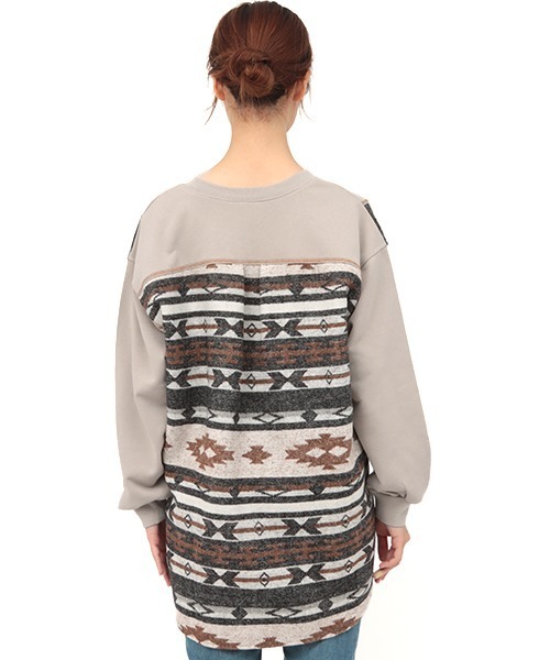 チチカカ（チチカカ）の「ジャカードシフトチュニック（チュニック・レディース・アイボリー/ベージュ・FREE）」の11枚目の写真