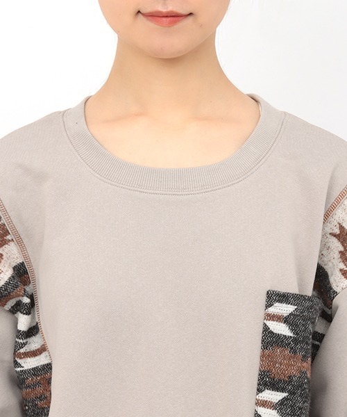 チチカカ（チチカカ）の「ジャカードシフトチュニック（チュニック・レディース・アイボリー/ベージュ・FREE）」の12枚目の写真