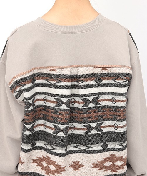 チチカカ（チチカカ）の「ジャカードシフトチュニック（チュニック・レディース・アイボリー/ベージュ・FREE）」の13枚目の写真