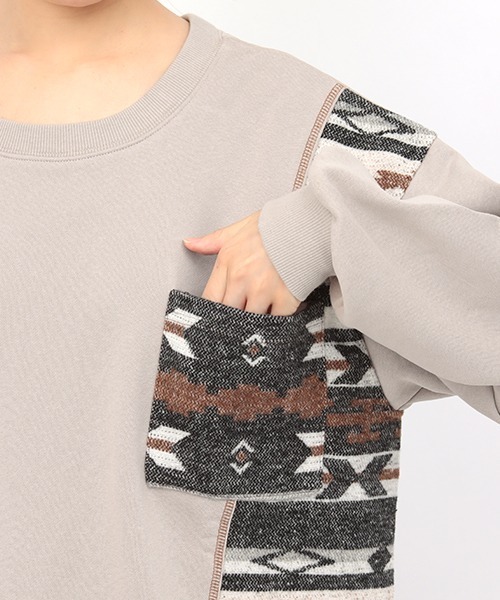 チチカカ（チチカカ）の「ジャカードシフトチュニック（チュニック・レディース・アイボリー/ベージュ・FREE）」の14枚目の写真