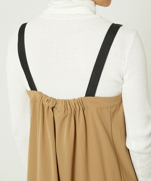 FREAK'S STORE（フリークスストア）の「THOUSAND MILE × FREAK'S STORE/サウザンドマイル ベルトキャミワンピース（ワンピース・レディース・ブラック/キャメル・ﾌﾘ-）」の19枚目の写真