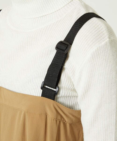 FREAK'S STORE（フリークスストア）の「THOUSAND MILE × FREAK'S STORE/サウザンドマイル ベルトキャミワンピース（ワンピース・レディース・ブラック/キャメル・ﾌﾘ-）」の12枚目の写真