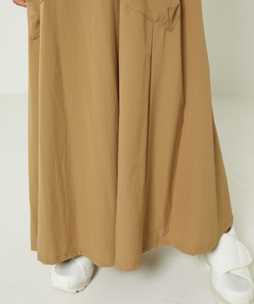 FREAK'S STORE（フリークスストア）の「THOUSAND MILE × FREAK'S STORE/サウザンドマイル ベルトキャミワンピース（ワンピース・レディース・ブラック/キャメル・ﾌﾘ-）」の5枚目の写真