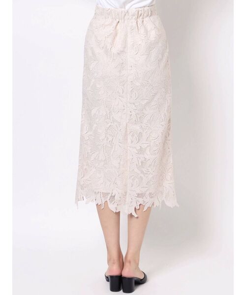 MERCURYDUO（マーキュリーデュオ）の「リーフケミカルレースタイトスカート（スカート・レディース・ブルー/オフホワイト/ブラウン・SMALL/MEDIUM）」の11枚目の写真