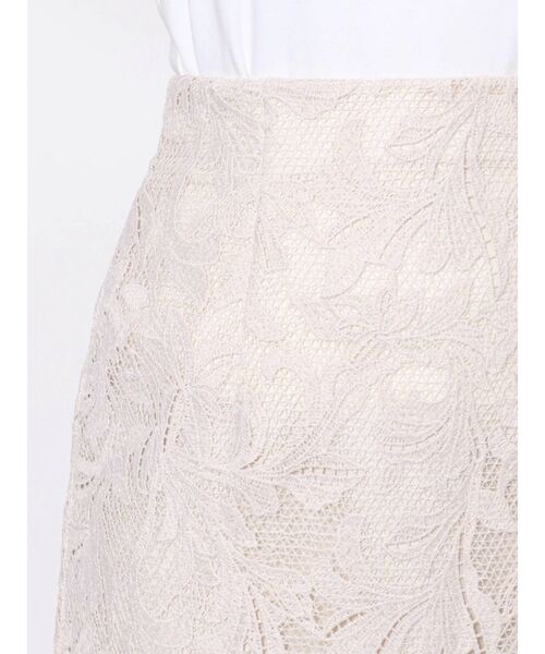 MERCURYDUO（マーキュリーデュオ）の「リーフケミカルレースタイトスカート（スカート・レディース・ブルー/オフホワイト/ブラウン・SMALL/MEDIUM）」の12枚目の写真