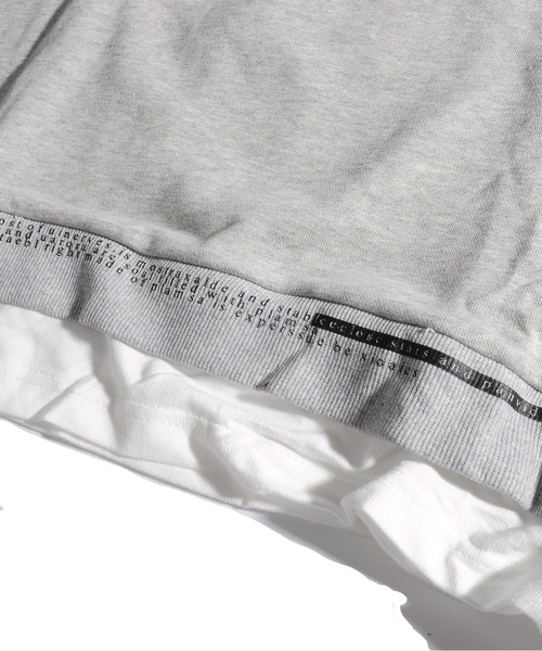 neos(ネオス)の「【neos -addictive design-】ビッグシルエット フェイクレイヤード ダメージ加工 スウェット プルオーバー(スウェット・メンズ・ブラック/グレー/ブルー・MEDIUM/LARGE/X-LARGE)」の21枚目の写真