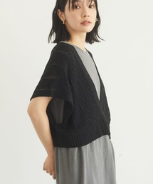 Green Parks | 深V開きバックリボンベスト*(ベスト)