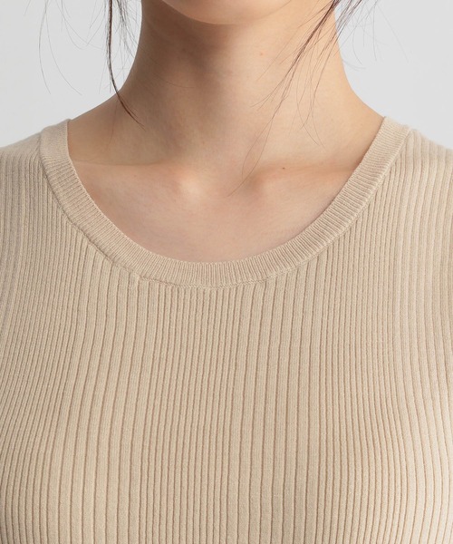 Andemiu（アンデミュウ）の「【カラー診断】リブニットアンサンブル227813（ニット/セーター・レディース・アイボリー/ブラック/ブルー/イエロー・FREE）」の11枚目の写真