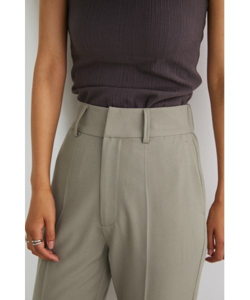 STYLEMIXER(スタイルミキサー)の「ソフトツイルセンタープレスパンツ(スラックス・レディース・ブラック/ミント/バーガンディー・SMALL/MEDIUM/X-SMALL)」の18枚目の写真