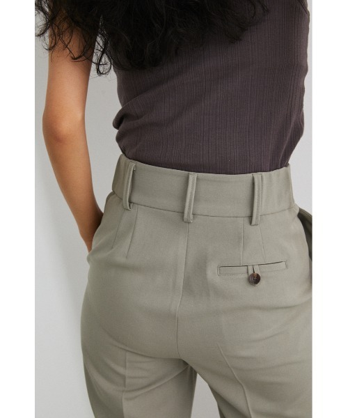 STYLEMIXER(スタイルミキサー)の「ソフトツイルセンタープレスパンツ(スラックス・レディース・ブラック/ミント/バーガンディー・SMALL/MEDIUM/X-SMALL)」の15枚目の写真