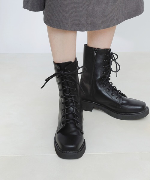 COLONY 2139（コロニートゥーワンスリーナイン）の「コンバットブーツ/レースアップブーツ（ブーツ・レディース・ブラック・23cm/24cm/25cm）」の13枚目の写真