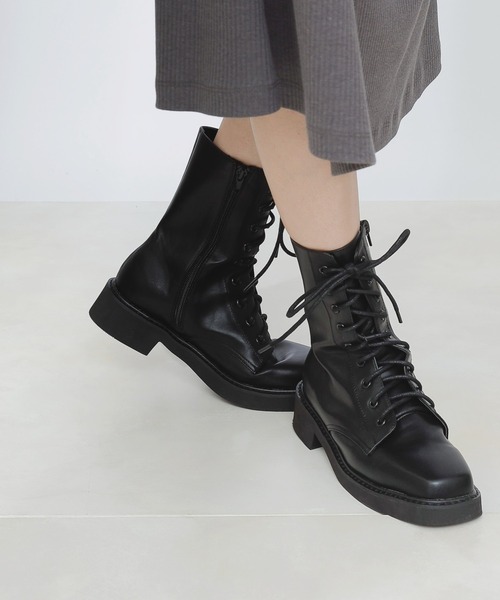 COLONY 2139（コロニートゥーワンスリーナイン）の「コンバットブーツ/レースアップブーツ（ブーツ・レディース・ブラック・23cm/24cm/25cm）」の8枚目の写真