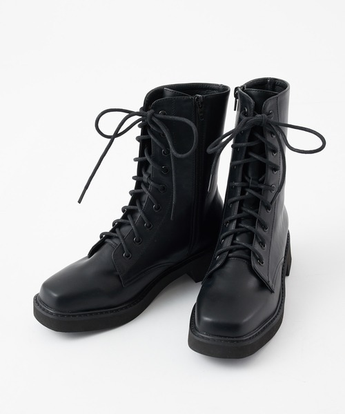 COLONY 2139（コロニートゥーワンスリーナイン）の「コンバットブーツ/レースアップブーツ（ブーツ・レディース・ブラック・23cm/24cm/25cm）」の14枚目の写真