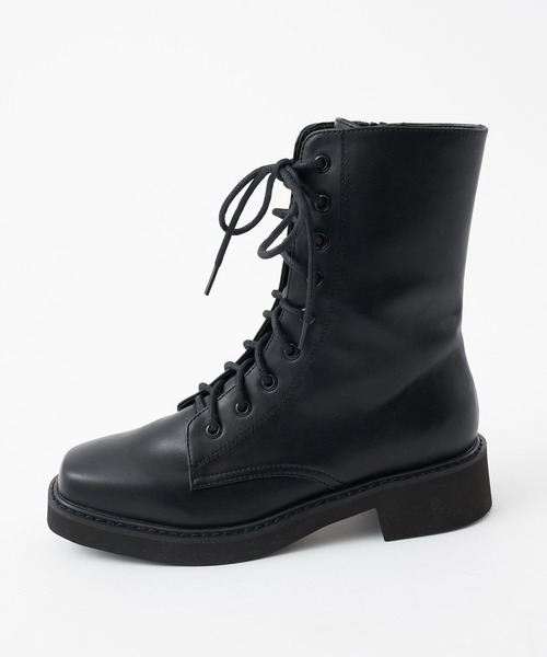 COLONY 2139（コロニートゥーワンスリーナイン）の「コンバットブーツ/レースアップブーツ（ブーツ・レディース・ブラック・23cm/24cm/25cm）」の6枚目の写真