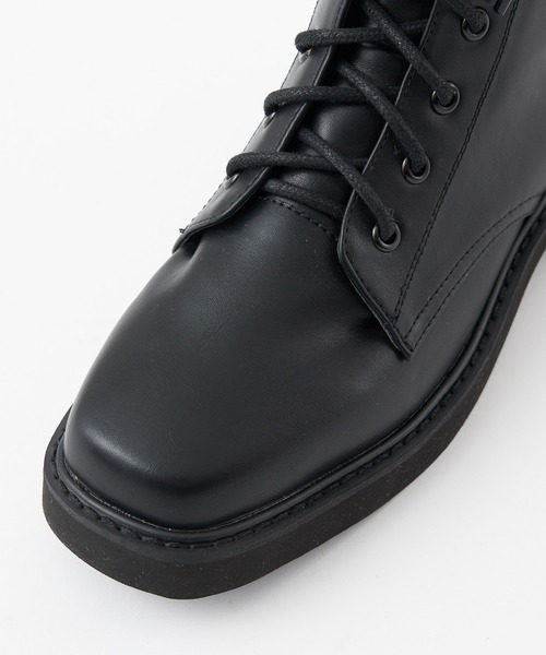 COLONY 2139（コロニートゥーワンスリーナイン）の「コンバットブーツ/レースアップブーツ（ブーツ・レディース・ブラック・23cm/24cm/25cm）」の3枚目の写真