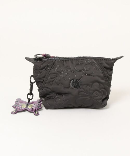 kipling(キプリング)の「【kipling/キプリング】 × Anna Sui / アナスイ アートポーチミニ バタフライキルト(ポーチ・レディース・ブラック・FREE)」の4枚目の写真