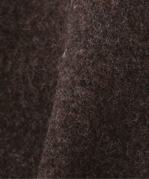 NATURAL BEAUTY BASIC（ナチュラルビューティーベーシック）の「カシミヤブレンドライトコート ノーカラー/0171252913（ノーカラーコート・レディース・ブラウン/ベージュ/チャコールグレー・SMALL/MEDIUM）」の16枚目の写真