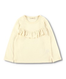 BRANSHES | 【WEB限定】胸元フリル長袖Tシャツ(Tシャツ/カットソー)