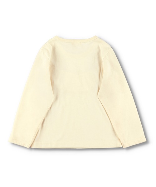 BRANSHES（ブランシェス）の「【WEB限定】胸元フリル長袖Tシャツ（Tシャツ/カットソー・キッズ・パープル/ピンク/アイボリー・110cm/100cm/120cm/130cm/140cm/150cm）」の19枚目の写真