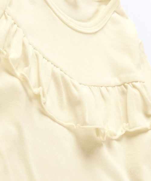 BRANSHES（ブランシェス）の「【WEB限定】胸元フリル長袖Tシャツ（Tシャツ/カットソー・キッズ・パープル/ピンク/アイボリー・110cm/100cm/120cm/130cm/140cm/150cm）」の14枚目の写真