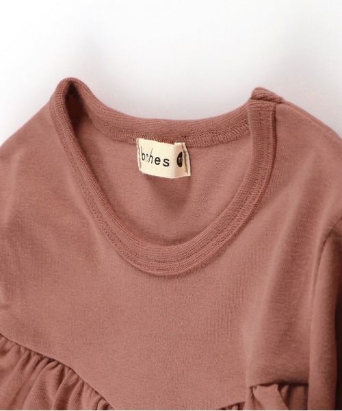 BRANSHES（ブランシェス）の「【WEB限定】胸元フリル長袖Tシャツ（Tシャツ/カットソー・キッズ・パープル/ピンク/アイボリー・110cm/100cm/120cm/130cm/140cm/150cm）」の13枚目の写真