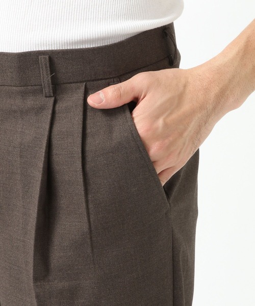 ALAND(エーランド)の「LIEU HOMME/ワイドピンタックパンツ 2923089(スラックス・メンズ・ブラック・X-LARGE)」の11枚目の写真