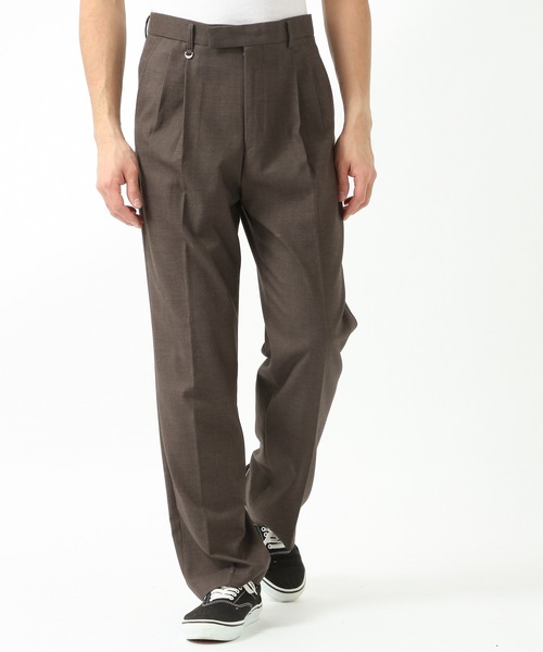 ALAND(エーランド)の「LIEU HOMME/ワイドピンタックパンツ 2923089(スラックス・メンズ・ブラック・X-LARGE)」の2枚目の写真