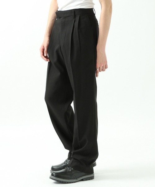 ALAND(エーランド)の「LIEU HOMME/ワイドピンタックパンツ 2923089(スラックス・メンズ・ブラック・X-LARGE)」の5枚目の写真