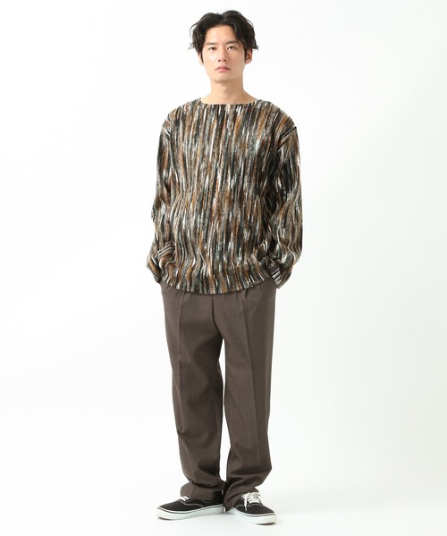 ALAND(エーランド)の「LIEU HOMME/ワイドピンタックパンツ 2923089(スラックス・メンズ・ブラック・X-LARGE)」の10枚目の写真