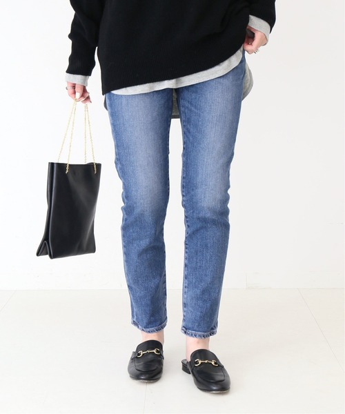 Spick & Span（スピックアンドスパン）の「【RED CARD】 Liberty（デニムパンツ・レディース・ブラック系その他/ダークブルー・23/24/25/22）」の17枚目の写真