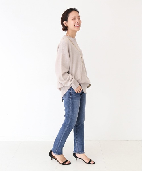 Spick & Span（スピックアンドスパン）の「【RED CARD】 Liberty（デニムパンツ・レディース・ブラック系その他/ダークブルー・23/24/25/22）」の12枚目の写真