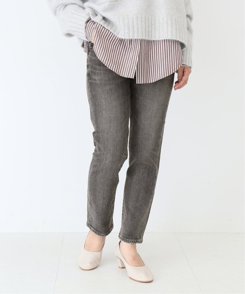 Spick & Span（スピックアンドスパン）の「【RED CARD】 Liberty（デニムパンツ・レディース・ブラック系その他/ダークブルー・23/24/25/22）」の8枚目の写真