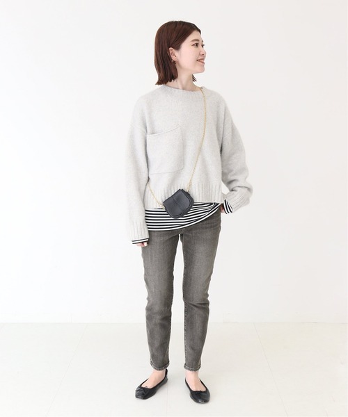 Spick & Span（スピックアンドスパン）の「【RED CARD】 Liberty（デニムパンツ・レディース・ブラック系その他/ダークブルー・23/24/25/22）」の3枚目の写真