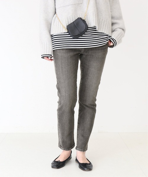 Spick & Span（スピックアンドスパン）の「【RED CARD】 Liberty（デニムパンツ・レディース・ブラック系その他/ダークブルー・23/24/25/22）」の19枚目の写真