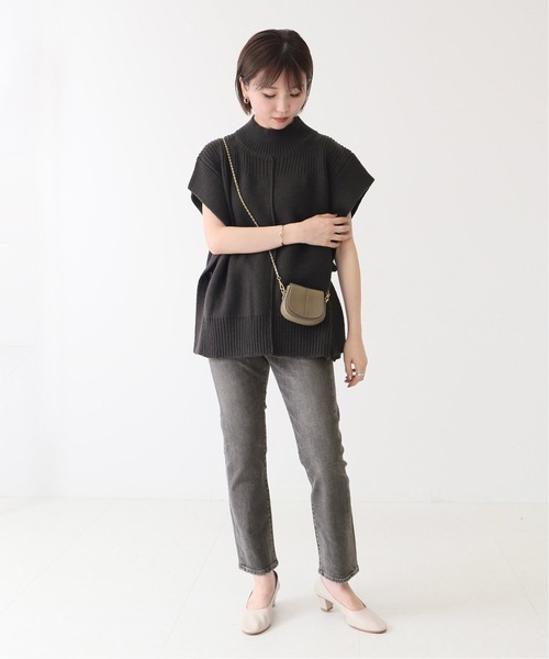 Spick & Span（スピックアンドスパン）の「【RED CARD】 Liberty（デニムパンツ・レディース・ブラック系その他/ダークブルー・23/24/25/22）」の9枚目の写真