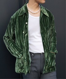 Jieda | 【JIEDA / ジエダ】WRINKLE VELVET OPEN COLLAR SHIRT(シャツ/ブラウス)